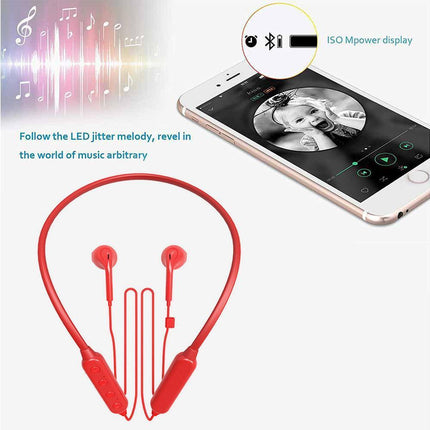Bluetooth Headphones Neckband Wireless Earphones In-Ear Sports Earbuds