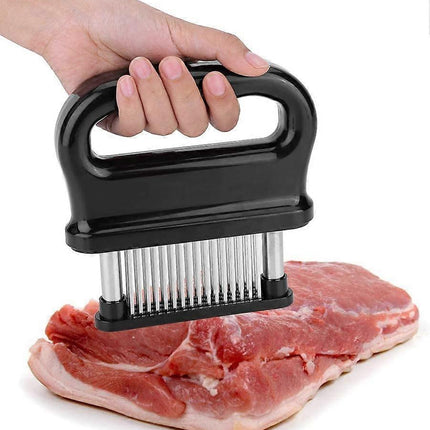 Meat tenderizer with 48 stainless steel needles, meat tenderizer kitchen tool for tenderizing beef
