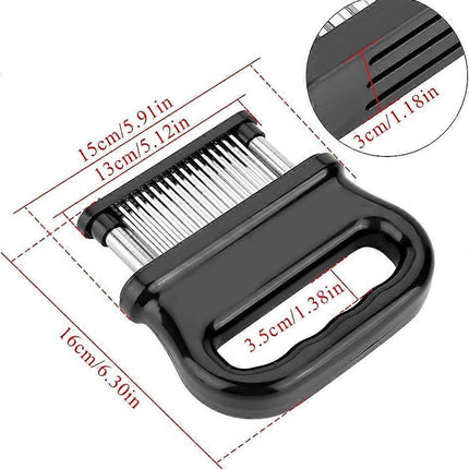 Meat tenderizer with 48 stainless steel needles, meat tenderizer kitchen tool for tenderizing beef