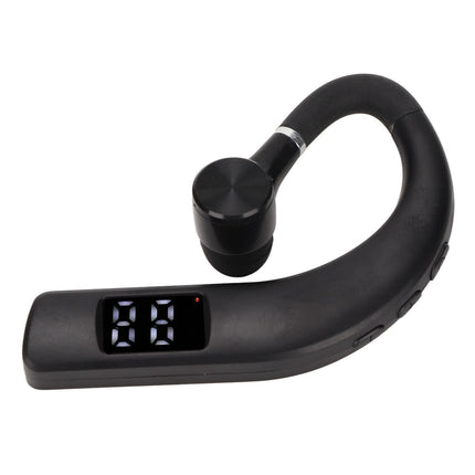 Bluetooth Headset IPX5 Waterproof Handsfree Noise Cancelling Single Ear Bluetooth Earphone for Running Driving Business