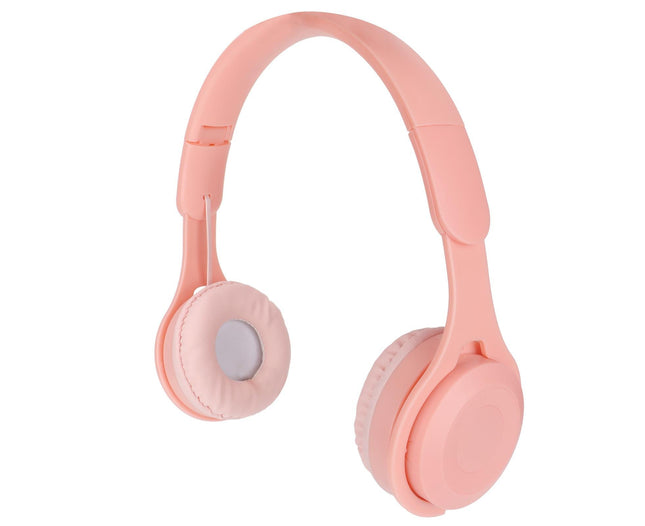 Y08 babies Headphone Macaron Stylish Stereo Sound Foldable Plug in Card Bluetooth Over Ear Headphones Pink – product detail