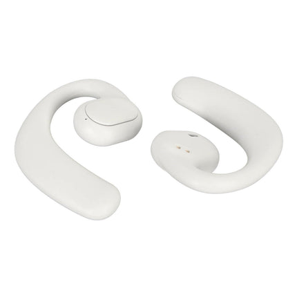 Language Translator Earbuds Multifunction Noise Reduction 144 Kinds Languages Real Time Translation Headphone White