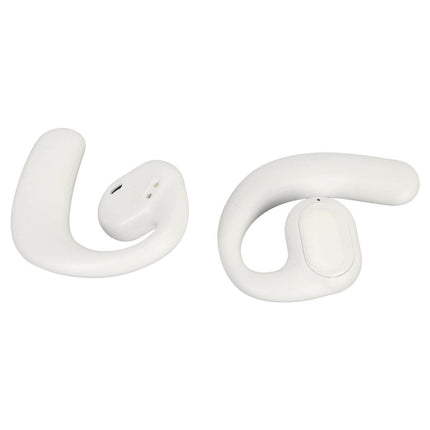 Language Translator Earbuds Multifunction Noise Reduction 144 Kinds Languages Real Time Translation Headphone White