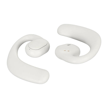Language Translator Earbuds Multifunction Noise Reduction 144 Kinds Languages Real Time Translation Headphone White