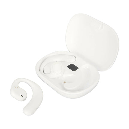 Language Translator Earbuds Multifunction Noise Reduction 144 Kinds Languages Real Time Translation Headphone White