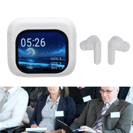 137 Languages Translator Earphones Bluetooth 5.4 ANC Noise Reduction with Charging Case IPX5 Water Resistant Multifunctional