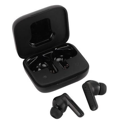 Language Translator Earbuds IPX5 Water Proof Noise Cancellation Multifunctional Device Earphone Black