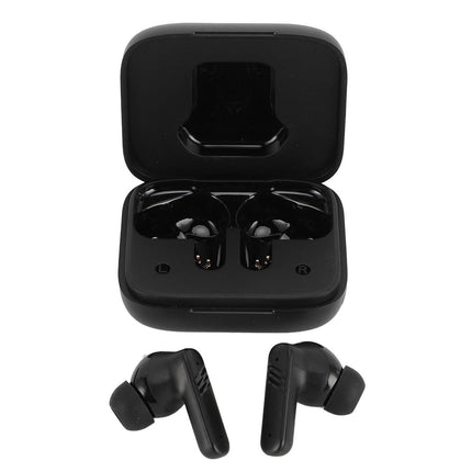 Language Translator Earbuds IPX5 Water Proof Noise Cancellation Multifunctional Device Earphone Black