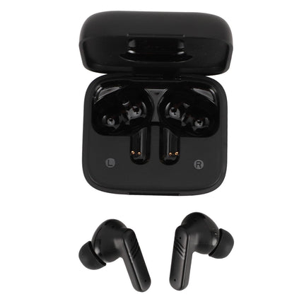 Language Translator Earbuds IPX5 Water Proof Noise Cancellation Multifunctional Device Earphone Black