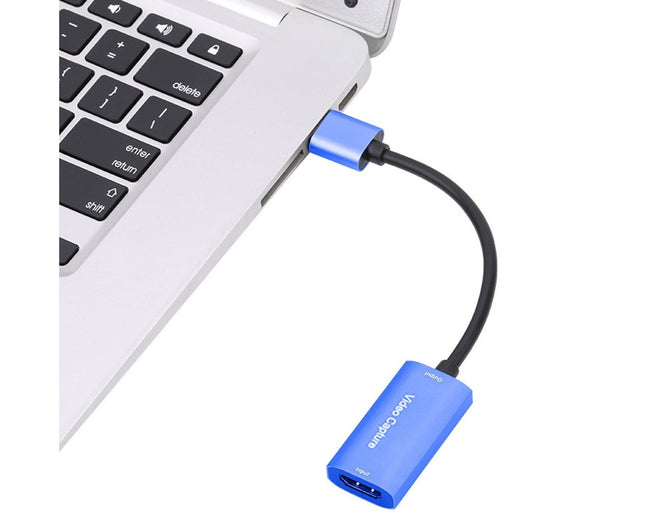 Video Capture Card Portable High Resolution Low Latency HDMI-compatible to USB 3.0 Game Capture Device for