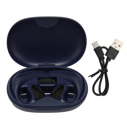 Bluetooth Translator Headphones 144 Languages Stereo Translation Earphone with Charging Case for Android IOS Blue