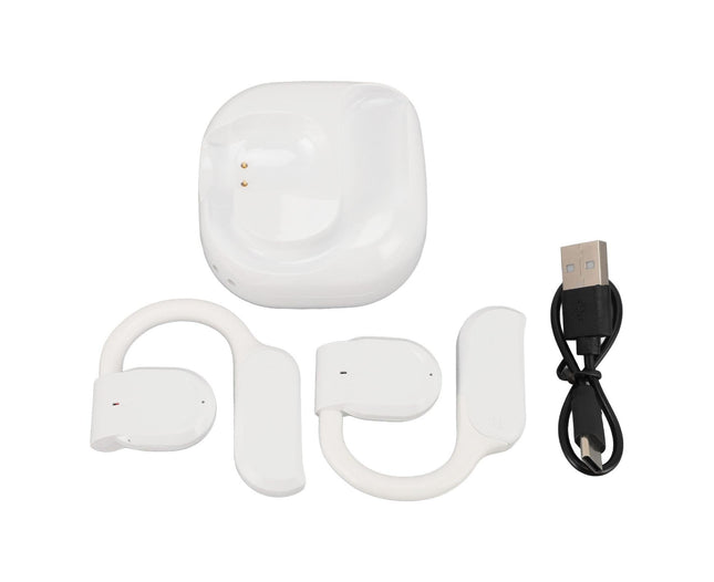 Language Translator Earbuds 144 3 Translation Modes Real Time Headphones for Android IOS White