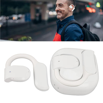 Language Translator Earbuds 144 3 Translation Modes Real Time Headphones for Android IOS White