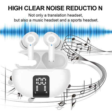 Translator Earbuds Real-Time Language Headphones with BT Connectivity Translation in Over 100 Languages Standby Time Approx Hours