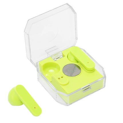 Smart Voice Translator Earbuds Support 144 Languages Online Translation Power Display Translating Headset for Traveling Green