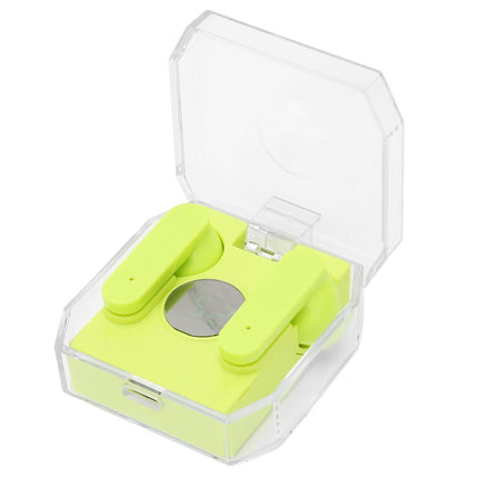 Smart Voice Translator Earbuds Support 144 Languages Online Translation Power Display Translating Headset for Traveling Green