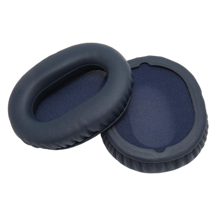 2pcs Ear Cushions Replacement Soft Protein Leather Noise Isolation Foam Thickened Pads for WH CH710N CH720N XB900N Blue