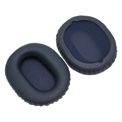 2pcs Ear Cushions Replacement Soft Protein Leather Noise Isolation Foam Thickened Pads for WH CH710N CH720N XB900N Blue