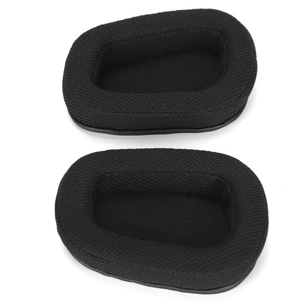 Ear Cushion Pads Sponge Breathable Mesh Replacement Earpads Cover Compatible for Logitech G633 G933