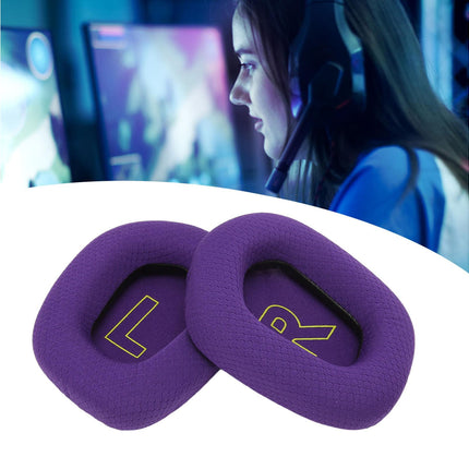 Earpads Cushions Breathable Comfortable Elastic Replacement Ear Pads for Logitech G733 Headphones Purple