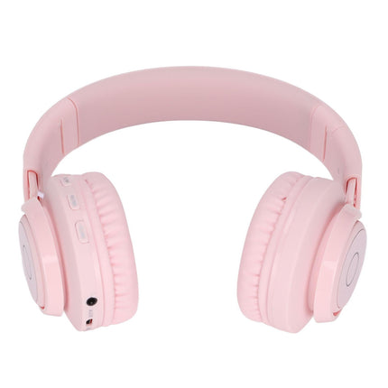 babies Bluetooth Headphones Foldable Ajustable RGB Colorful Light Headset with Mic for babies Study BT06C