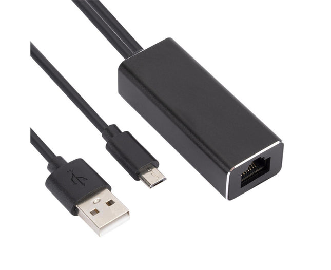Wired Network Card High-speed Anti-interference Plug Play Micro USB2.0 10/100Mbps External WiFi Network – product detail