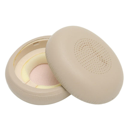 Headphone Earpads Professional Protein Leather Replacement Ear Pad Cushions for Jabra ELITE 45h Headphones Gold