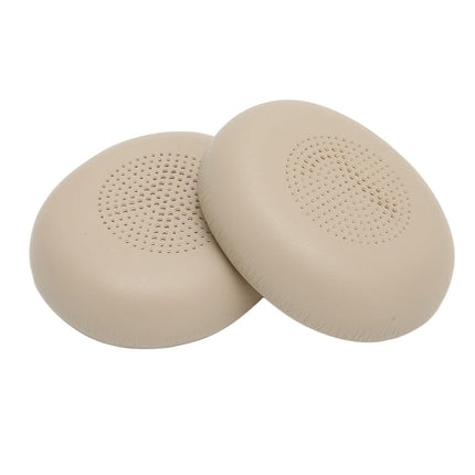 Headphone Earpads Professional Protein Leather Replacement Ear Pad Cushions for Jabra ELITE 45h Headphones Gold