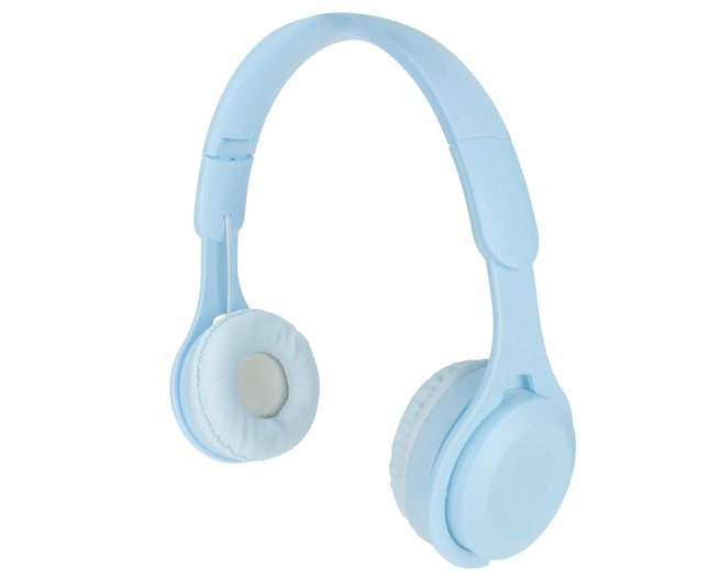 Y08 babies Headphone Macaron Stylish Stereo Sound Foldable Plug in Card Bluetooth Over Ear Headphones Blue – product detail