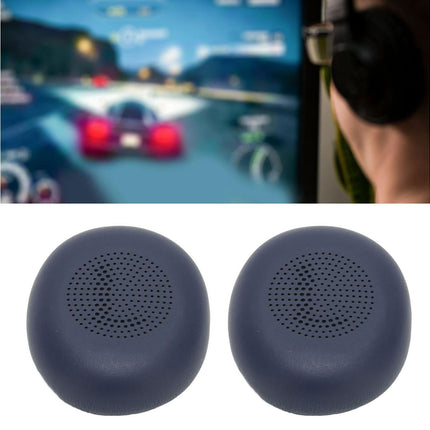 Headphone Earpads Professional Protein Leather Replacement Ear Pad Cushions for Jabra ELITE 45h Headphones Dark Blue