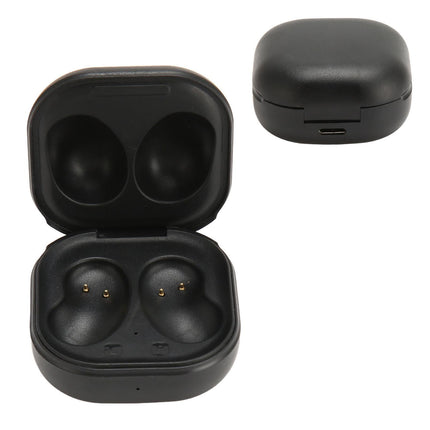 Charging Case Replacement 600mAh USB C Wired Earbuds for Galaxy Buds Live SM R180 Black