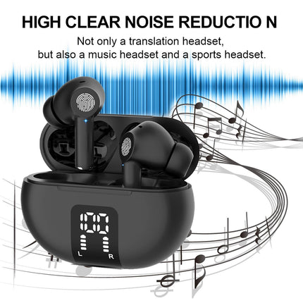 Translator Earbuds Real-Time Language Headphones with BT Connectivity Translation in Over 100 Languages Standby Time Approx Hours