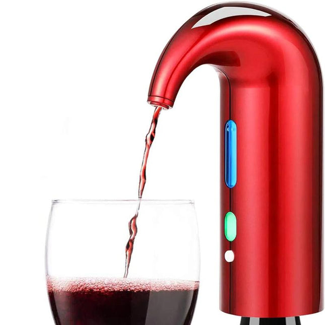 Wine Aerator Electric Wine Decanter One Touch V1263-JX-2803 in White / Red