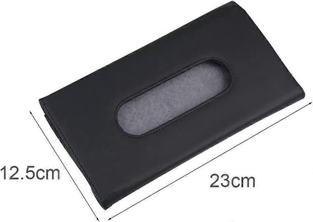 Car Visor Tissue Box Multifunctional Car Tissue Holder PU Leather Backseat Sun Visor Tissue Holder for Car – product detail