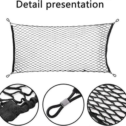 Universal Car Storage Net, Luggage Storage Net, Car Trunk Net, Car Accessories Net, babies  Luggage Net, For SUV Truck Black