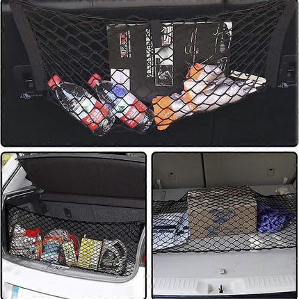 Universal Car Storage Net, Luggage Storage Net, Car Trunk Net, Car Accessories Net, babies  Luggage Net, For SUV Truck Black