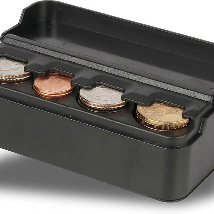 Universal Car Coin Change Organizer Compatible with Coins of Different Sizes, Car Interior Accessories