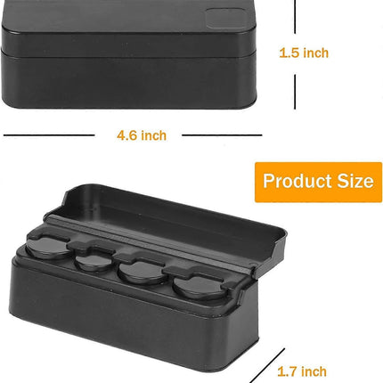 Universal Car Coin Change Organizer Compatible with Coins of Different Sizes, Car Interior Accessories