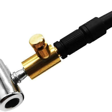 Car Tire Valve Adapter,iSpchen Portable Car Tire Inflator Mouthpiece Threaded Mouth Adapter Car Air Pump Connector Accessories Not Deflate