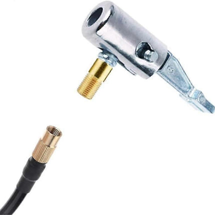 Car Tire Valve Adapter,iSpchen Portable Car Tire Inflator Mouthpiece Threaded Mouth Adapter Car Air Pump Connector Accessories Not Deflate
