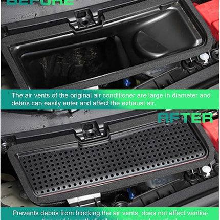 Compatible with Tesla Model 3 Model 3   Air Intake Grille Protective Cover Airvent Car Accessories