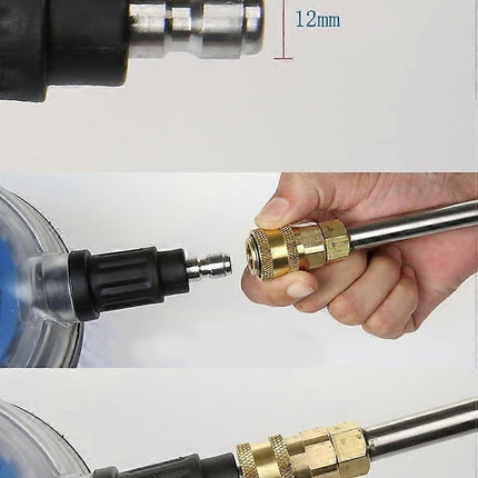Rotating Wash Brush Pressure Washer Accessories Universal Quick Connector Cleaning Tool for Car Home Office Patio
