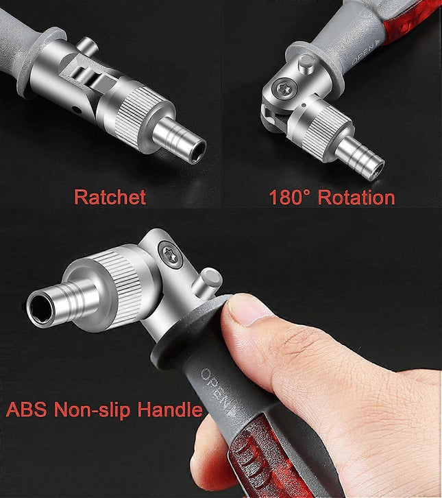 Ratchet Screwdriver with gripic Multi Bit 10 in 1 Small Pocket Mini Screwdriver Suitable for Home and – product detail