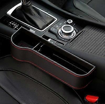 2pcs Car Front Seat Organizer Interior Storage Accessories Car Trunk Organizer Side Gap PU Leather for Side