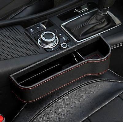 2pcs Car Front Seat Organizer Interior Storage Accessories Car Trunk Organizer Side Gap PU Leather for – product detail