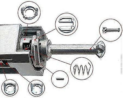 1set Auto Car Front Left Right Door Lock Cylinder Repair Kit Replacement Parts For BMW E46 3 SERIES Car Accessories