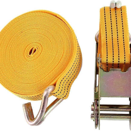 10m4.6cm 2 Ton Car Bundled Device with Hook And Buckle High Strength Cable Cord Heavy Duty Recovery Securing Accessories for Cars Trucks Durable