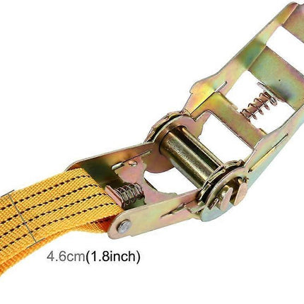 10m4.6cm 2 Ton Car Bundled Device with Hook And Buckle High Strength Cable Cord Heavy Duty Recovery Securing Accessories for Cars Trucks Durable