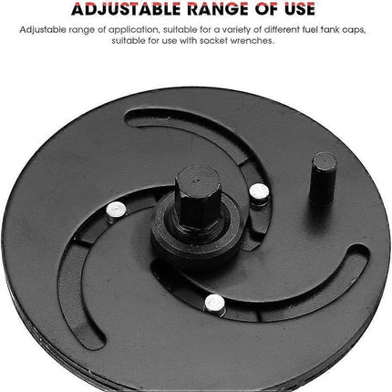 Car Accessory 100-170mm Adjustable 3 Jaw Fuel Tank Lid Wrench Tank Cover Oil Pump Cap Removal Wrench Tool