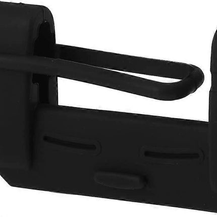 Vehicle chair Belt Buckle Silicone Case Clip Case security Belt Accessory (Black)